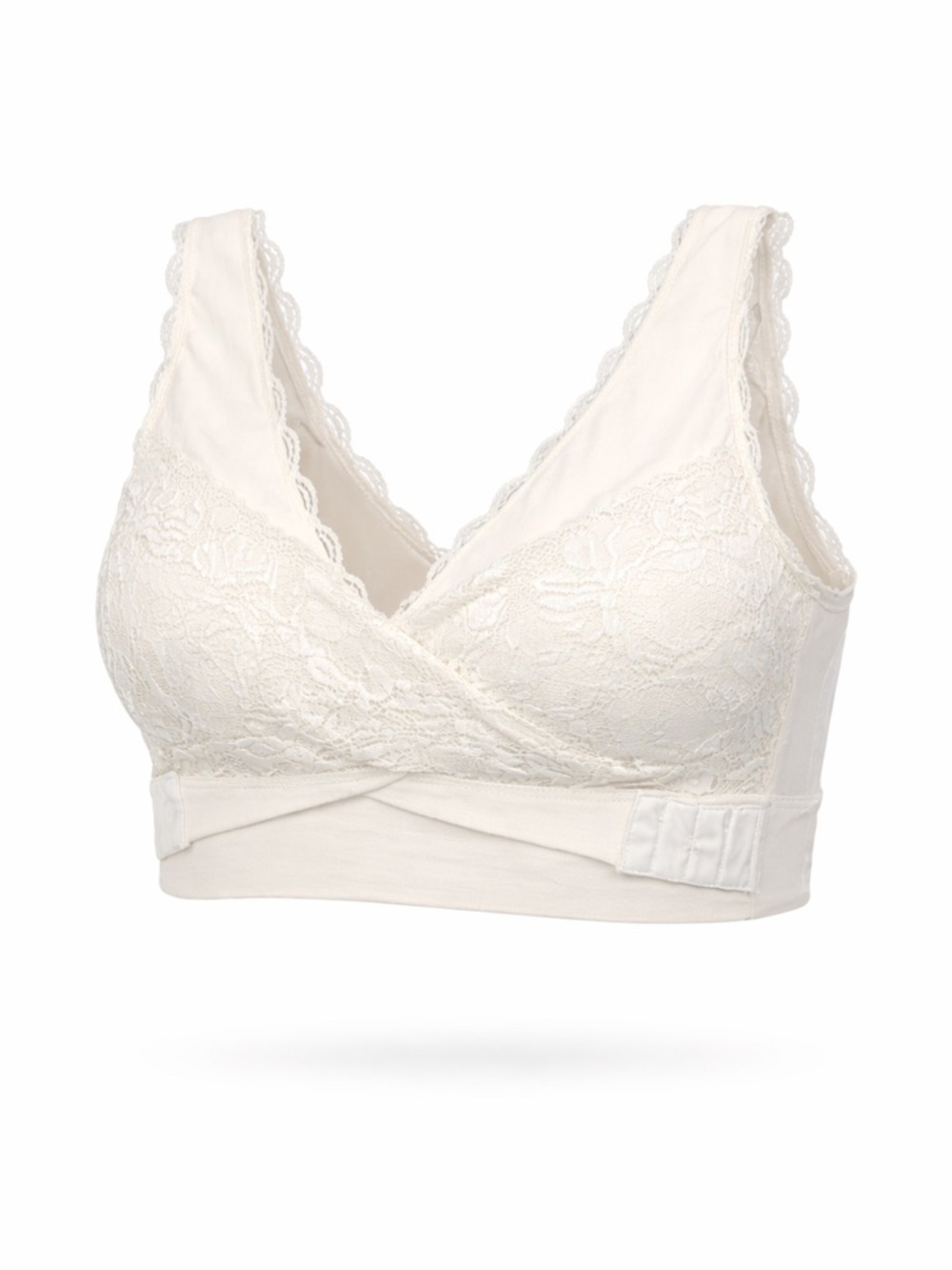 Cara Mia 2X Lace Wireless Bra Bundle Black Ivory Removable Pads